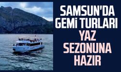 Samsun'da gemi turları yaz sezonuna hazır