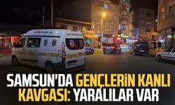 Samsun'da gençler arasında bıçaklı kavga: Yaralılar var