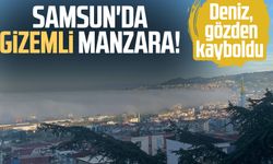 Samsun'da gizemli manzara!