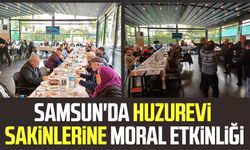 Samsun'da huzurevi sakinlerine moral etkinliği