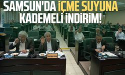 Samsun'da içme suyuna kademeli indirim!
