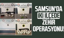 Samsun'da iki ilçede operasyon! Zehre geçit yok