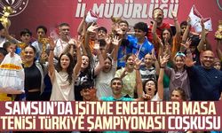 Samsun’da İşitme Engelliler Masa Tenisi Türkiye Şampiyonası coşkusu