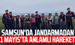 Samsun'da jandarmadan 1 Mayıs'ta anlamlı hareket