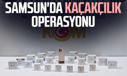 Samsun'da kaçak elektronik ürün operasyonu
