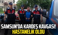 Samsun'da kardeş kavgası! Hastanelik oldu