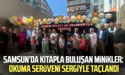 Samsun’da anasınıfı öğrencilerinden kitap temalı sergi