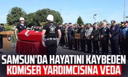 Samsun'da hayatını kaybeden Komiser Yardımcısı Erkan Dereli'ye veda