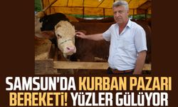 Samsun'da kurban pazarı bereketi! Yüzler gülüyor