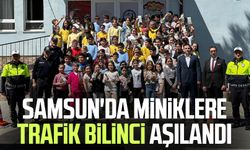Samsun'da miniklere trafik bilinci aşılandı