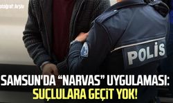 Samsun'da "NARVAS" uygulaması: Suçlulara geçit yok!