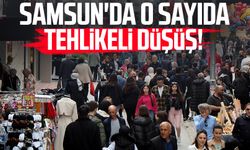 Samsun'da o sayıda tehlikeli düşüş!