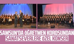 Samsun'da öğretmen korosundan sanatseverlere özel konser