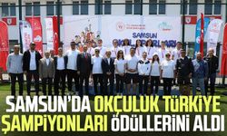 Samsun’da Okçuluk Türkiye Şampiyonları ödüllerini aldı