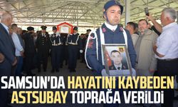 Samsun'da derede boğulan Astsubay Hakan Fidan toprağa verildi