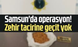 Samsun'da operasyon! Zehir tacirine geçit yok