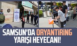 Samsun'da oryantiring yarışı heyecanı!