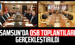 Samsun'da OSB toplantıları gerçekleştirildi