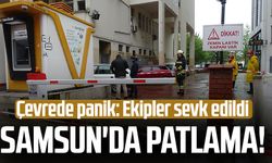 Samsun'da eski adliye yakınlarında patlama! Ekipler sevk edildi