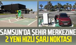 Samsun’da şehir merkezine elektrikli araçlar için 2 yeni nokta!