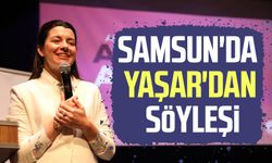 Samsun'da Şermin Yaşar'dan söyleşi