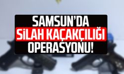 Samsun Havza'da silah kaçakçılığı operasyonu!