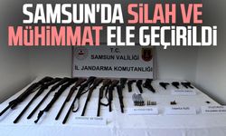 Samsun'da silah ve mühimmat ele geçirildi