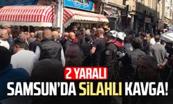 Samsun'da Site Camii civarında silahlı kavga! Yaralılar var
