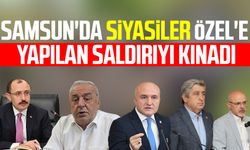 Samsun'da siyasiler Özgür Özel'e yapılan saldırıyı kınadı