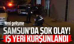 Samsun'da şok olay! İş yeri kurşunlandı: Yeni gelişme