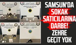 Samsun'da sokak satıcılarına darbe! Zehre geçit yok