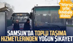 Samsunlular ulaşımdan dertli: "Yetersiz sefer, kalabalık otobüs"