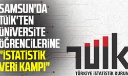 Samsun'da TÜİK'ten üniversite öğrencilerine "İstatistik Veri Kampı"
