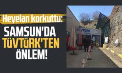 Samsun'da TÜVTÜRK'ten heyelan önlemi