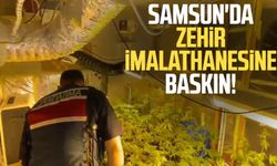 Samsun'da zehir imalathanesine baskın!