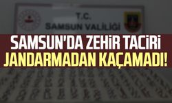 Samsun'da zehir taciri jandarmadan kaçamadı!