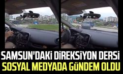 Samsun'daki direksiyon dersi sosyal medyada gündem oldu