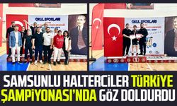 Samsunlu halterciler Türkiye Şampiyonası’nda göz doldurdu