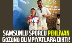 Samsunlu sporcu Cihangir Pehlivan gözünü olimpiyatlara dikti!