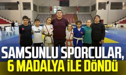 Samsunlu sporcular, 6 madalya ile döndü