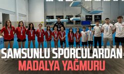 Samsunlu sporculardan madalya yağmuru