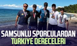 Samsunlu sporculardan Türkiye dereceleri