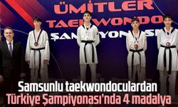 Samsunlu taekwondoculardan Türkiye Şampiyonası’nda 4 madalya