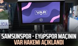Samsunspor - Eyüpspor maçının VAR hakemi açıklandı