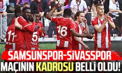Samsunspor-Sivasspor maçının kadrosu belli oldu!
