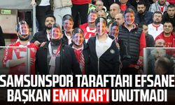 Samsunspor taraftarı efsane Başkan Emin Kar'ı unutmadı