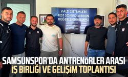 Samsunspor’da antrenörler arası iş birliği ve gelişim toplantısı