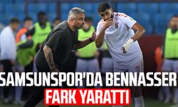 Samsunspor'da Bennasser fark yarattı