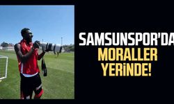 Samsunspor'da moraller yerinde! Eğlenceli anlar