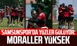 Samsunspor’da yüzler gülüyor: Moraller yüksek